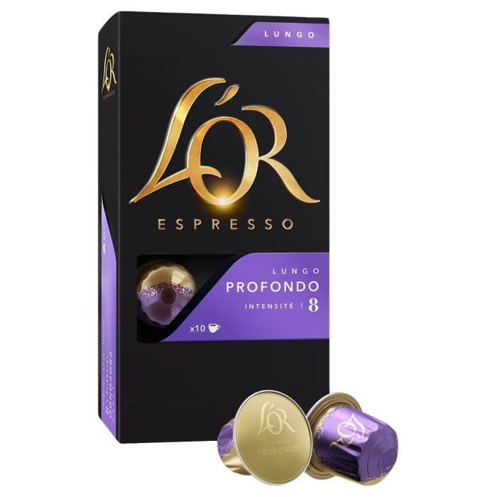 L'Or Espresso Café Lungo Profondo - Intensité 8 - 50 Capsules en ...