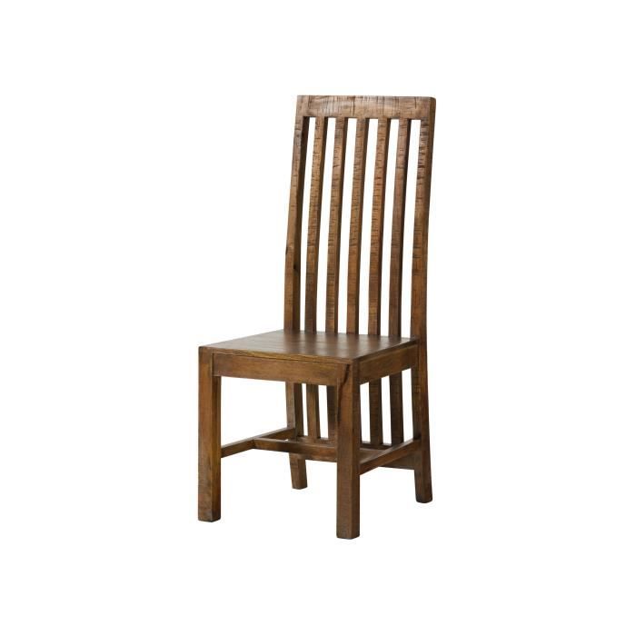 Chaise en bois de manguier ROTTERDAM N° 25 Chaise en bois de manguier ROTTERDAM N° 25