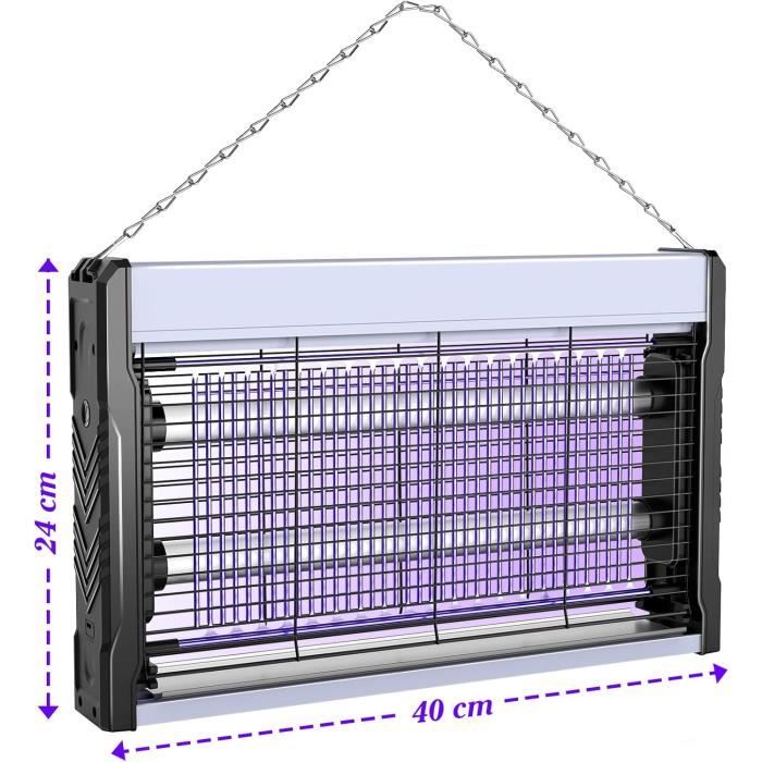 Lampe Anti Moustiques 20W UV - Tueur D'insectes électrique Silencieux, Portée 80 M² | Pour Intérieur Et Extérieur (IPX4) - 7