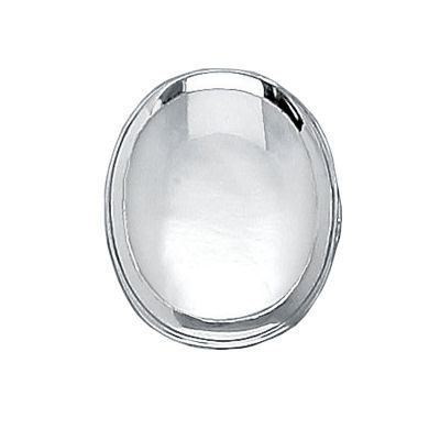 Bague Cabochon Nacre Ovale Argen Blanc Achat Vente Bague