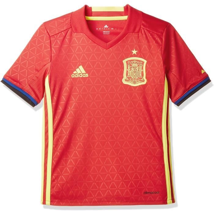 Maillot Football Enfant Espagne Domicile Adidas Rouge Neuf Cdiscount Sport
