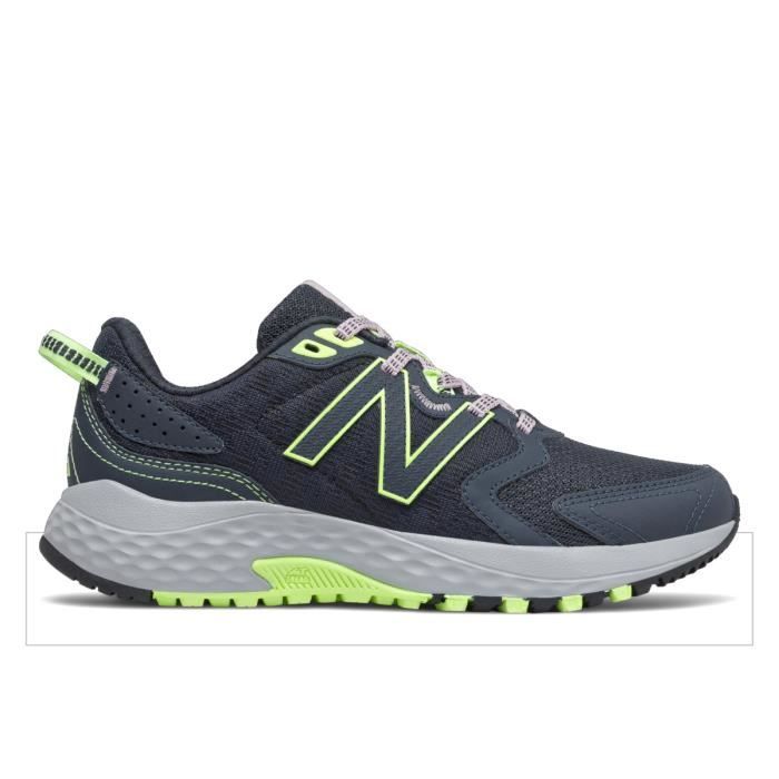 Chaussures de running femme New Balance 410v7 outerspace logwood black bleached lime glo 37 5 Cdiscount Sport
