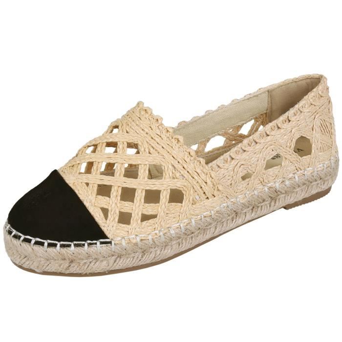 Chaussure en paille femme hot sale