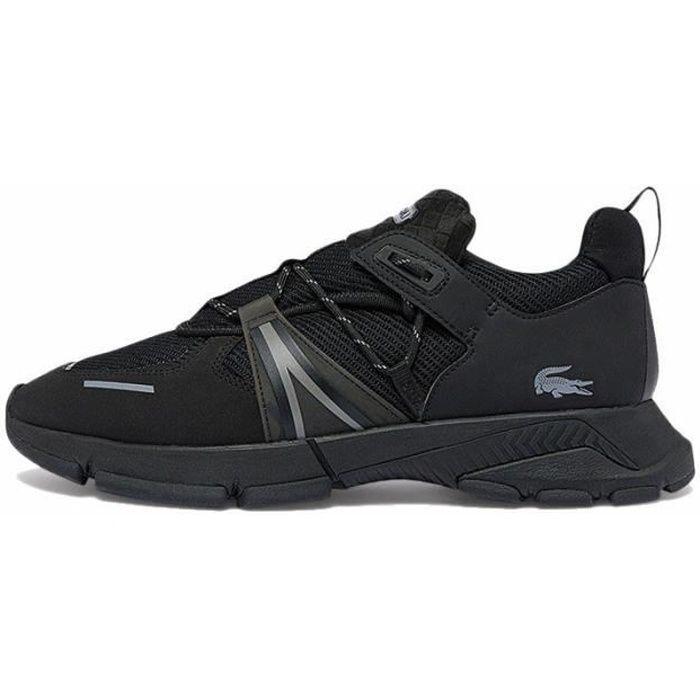 Basket Lacoste L003 0722 1SMA Ref. 43SMA0064 02H. Couleur Noir. Details. Dessus textile et synthetique. Fermeture a lacets. Cdiscount Sport