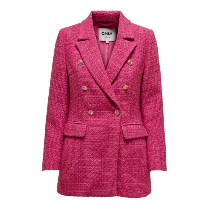 Veste tweed online femme rose