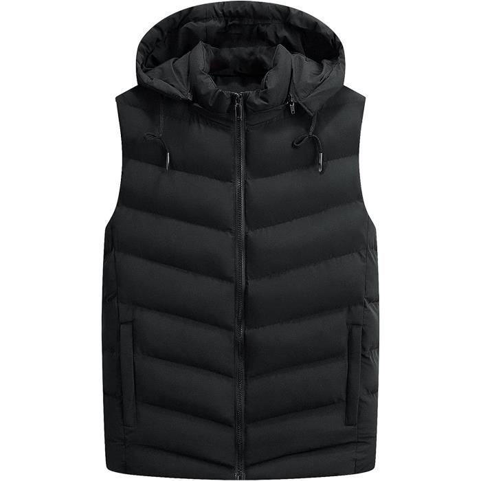 Gilet homme chaud sans manche sales