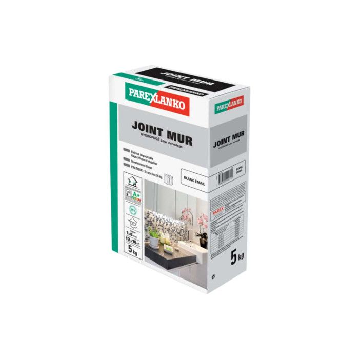 Joint Mur Blanc Email 5 Kg Parexlanko Achat Vente Joint