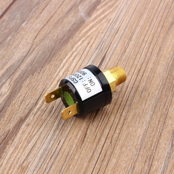 Pressostat Automatique Pour Compresseur D'air - NPT 1/4, 90-120 PSI - Acier Inoxydable