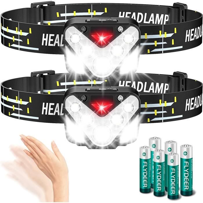 Lampe Frontale RABLEX RB655 LED 300 Lumens - Rechargeable USB, 6 Modes, Étanche IP65