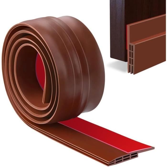 Bande De Calfeutrement Pour Porte Aluminium Marron 36 Pouces - Neuf