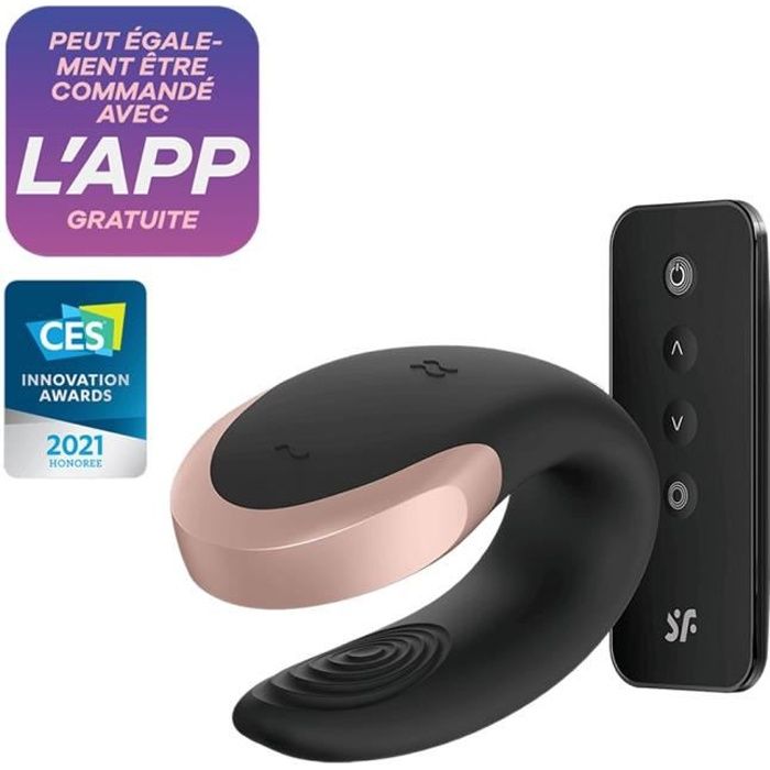 Vibromasseur Silicone Double Moteur Étanche