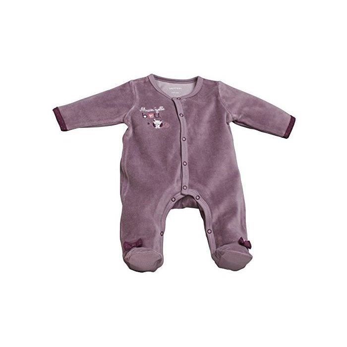 Pyjama Bebe Violet 1 Mois Mam Zelle Bou Sauthon Cdiscount Pret A Porter