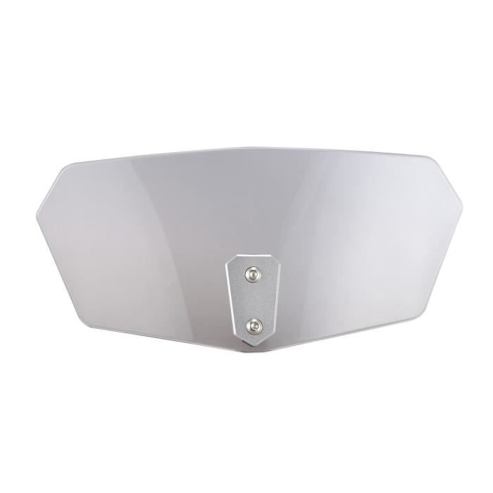 425 mm x 460 mm Pare-brise universel PC Protection contre le vent R/ésistant au froid D/éflecteurs dair pour moto