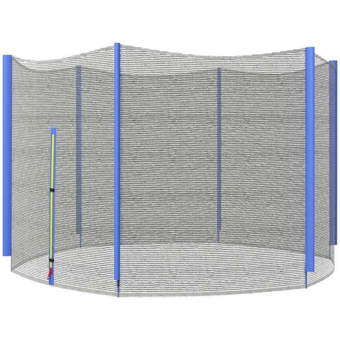 Trampoline SPORTNOW PE 244x244x180cm Bleu