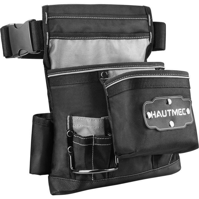 Ceinture à Outils Professionnelle Comfort-Rig Avec Poche Détachable Et Bretelles Réglables - Noire