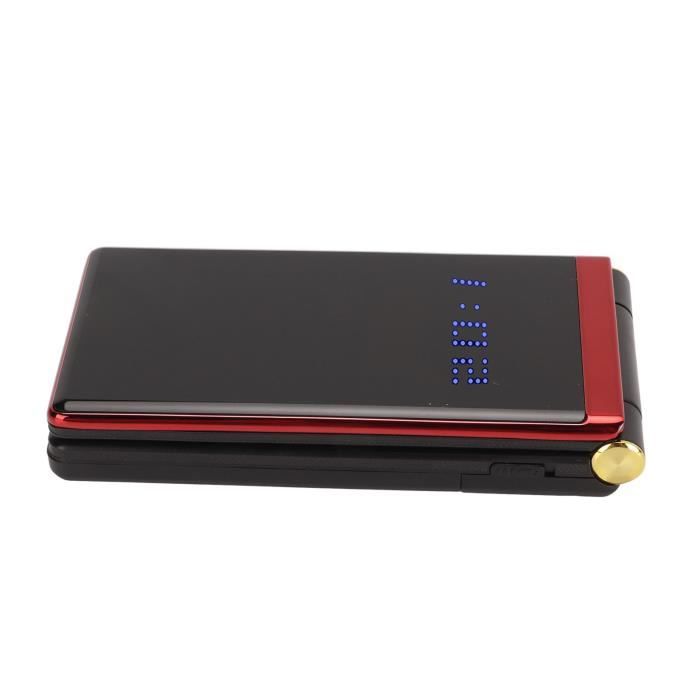 Tbest téléphone à clapet senior 28 pouces grand écran Senior Flip téléphone portable Ultra longue veille 5900mAh Flip Phone
