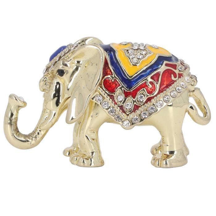 Broche éléphnt en or june 18 crts, rubis et dimnts - En vente sur