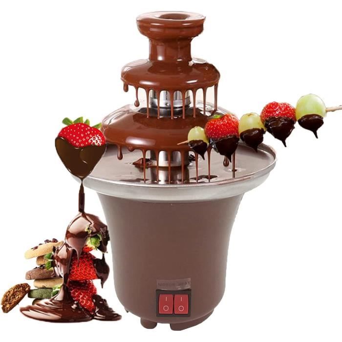 Mini Fontaine À Fondue Au Chocolat Fontaine À Chocolat Électrique À 3