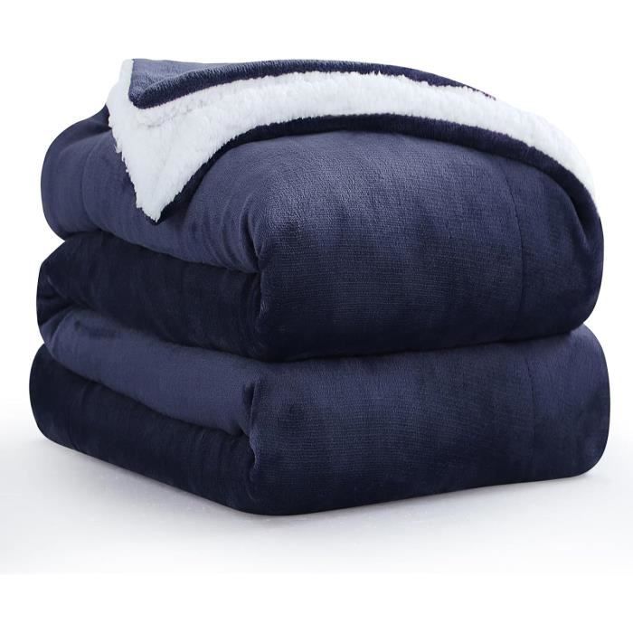 Plaid Polaire Moelleux 50 X 260 Cm - Couverture Chaude Toutes Saisons - Pour Canapé, Lit, Voyage - Gris Foncé Et Autres Coloris