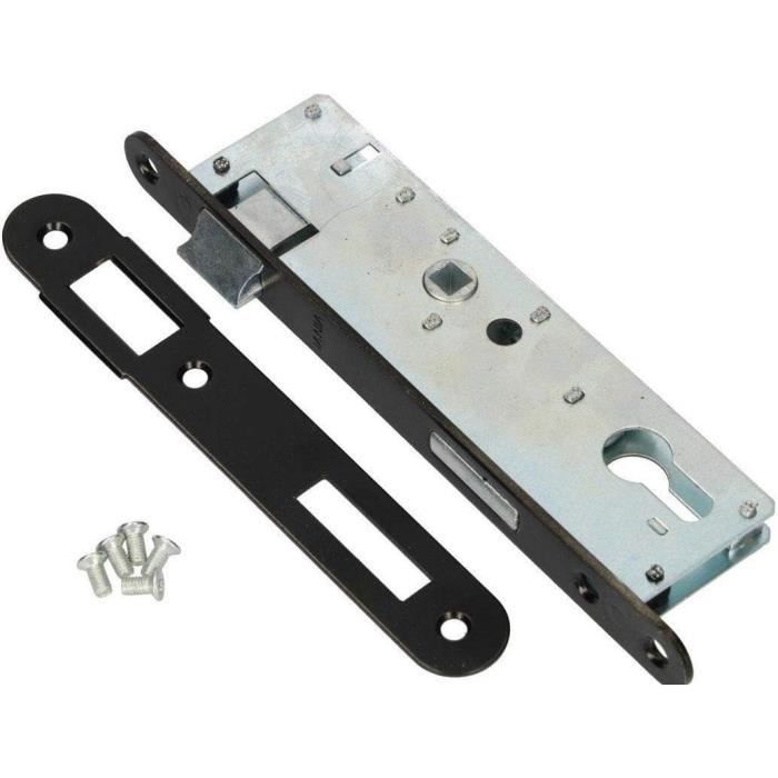 Serrure Verrou Pour Porte Gerda Zn 200 Marron Jante M1 | Leroy Merlin