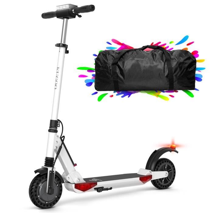 Trottinette Electrique Pliable TODIMART T3 - Autonomie 30km, Moteur 350W, Pneus Increvables, Anti-vol, Ultra-légère 11.8kg