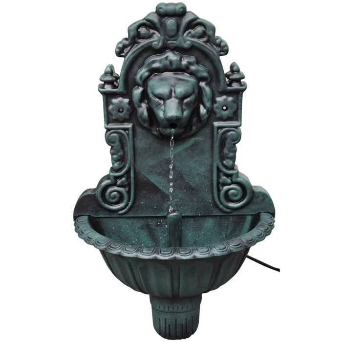 VidaXL Fontaine murale Design de tête de lion