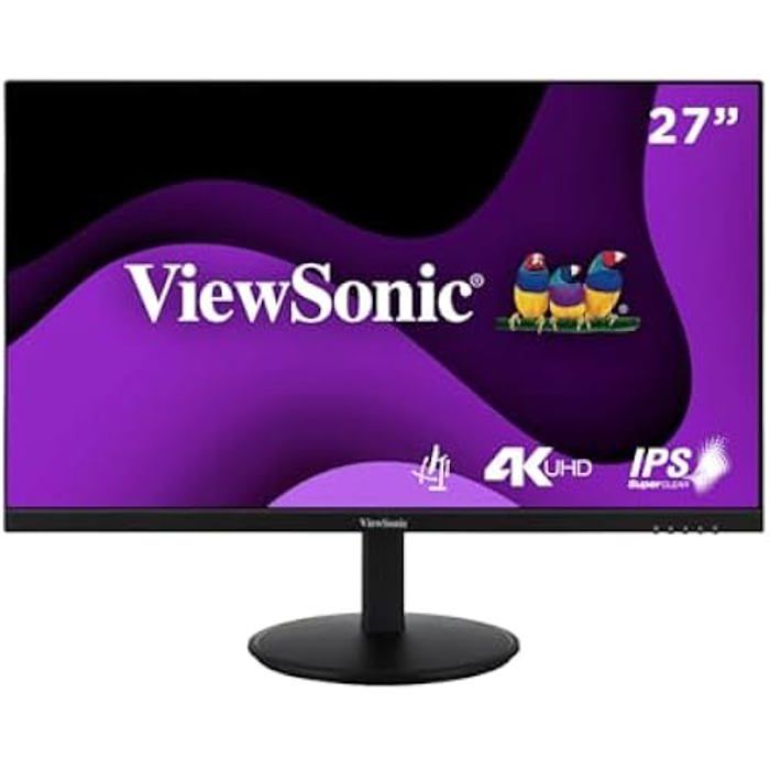 Écran 27 - VIEWSONIC - VG2708-4K - LED 4K 3840 x 2160 - HDMI - Ergonomique
