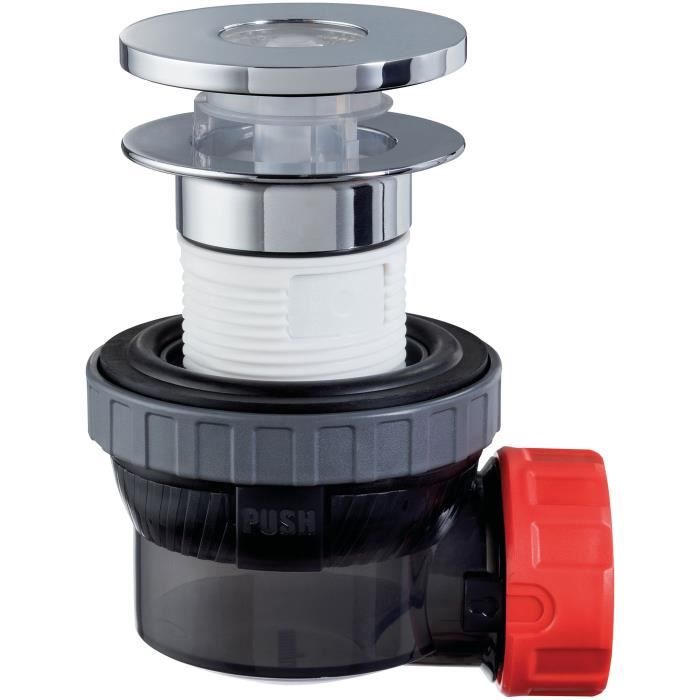 WITQUIN Bonde + siphon lavabo d32 ecoulement libre