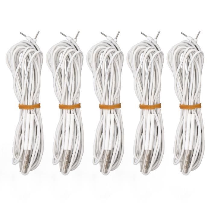 15pcs Bloc De Chauffage En Aluminium Pour Imprimante 3D 12V40W Chauffe- Cartouche En Céramique Simple Tête Avec Câble Et NTC 100K Outils D'assemblage Thermistance