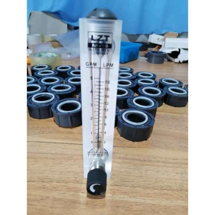 Débitmètre De Gaz, Débitmètre D'oxygène 1-10LPM Avec Vanne De Commande Pour Oxygene Air Gaz Rotametre Lpm 94139064