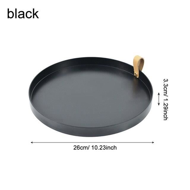 PLATEAU,Love Section-L--Plateau De Rangement En Fer Forgé Doré De Style