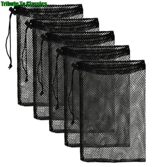 1pc Sac À De Basketball Portable Avec Cordon De Serrage, Sac En Filet