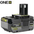 Pack batterie avec chargeur - RYOBI - Lithium 18 V - 4,0 Ah Compacte-1