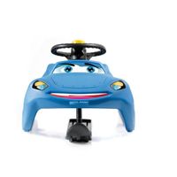 Zigi-Zet Luge En Forme De Voiture Avec Volant, Klaxon Et Lame Orientable