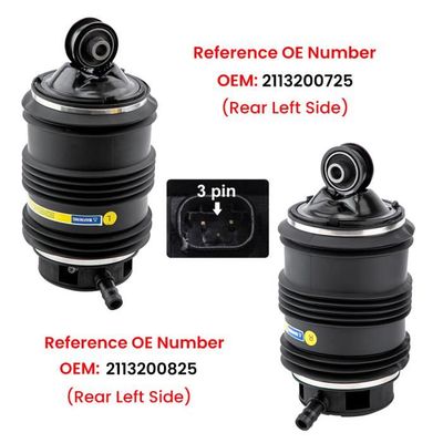 Ressort Pneumatique Arrière Droit Compatible Mercedes Classe E W211 / CLS C219 / Modèle T S211 (2002-2009) - Réf. 2113200825 Etc. - 5