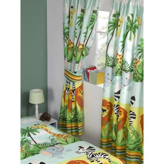 Rideau 140 x 260 cm 100% occultant doublé polaire Bjorn Gris