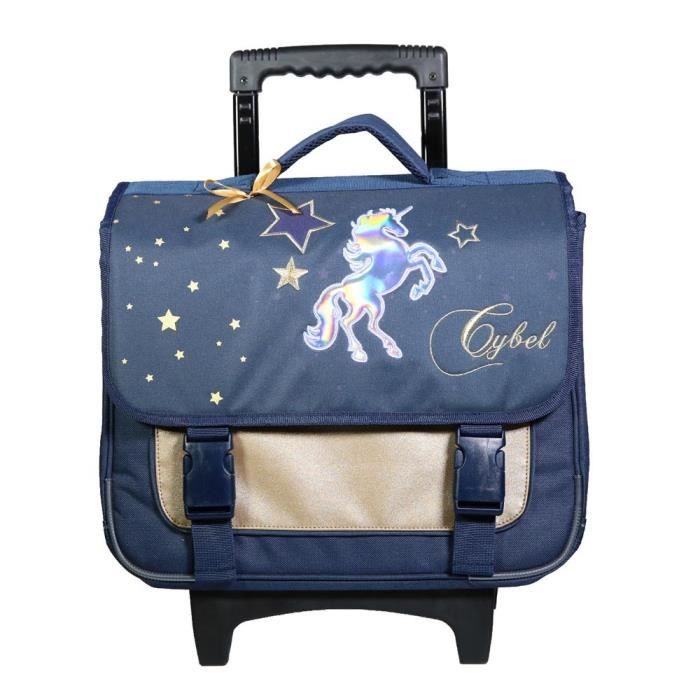 Cartable licorne sales a roulette
