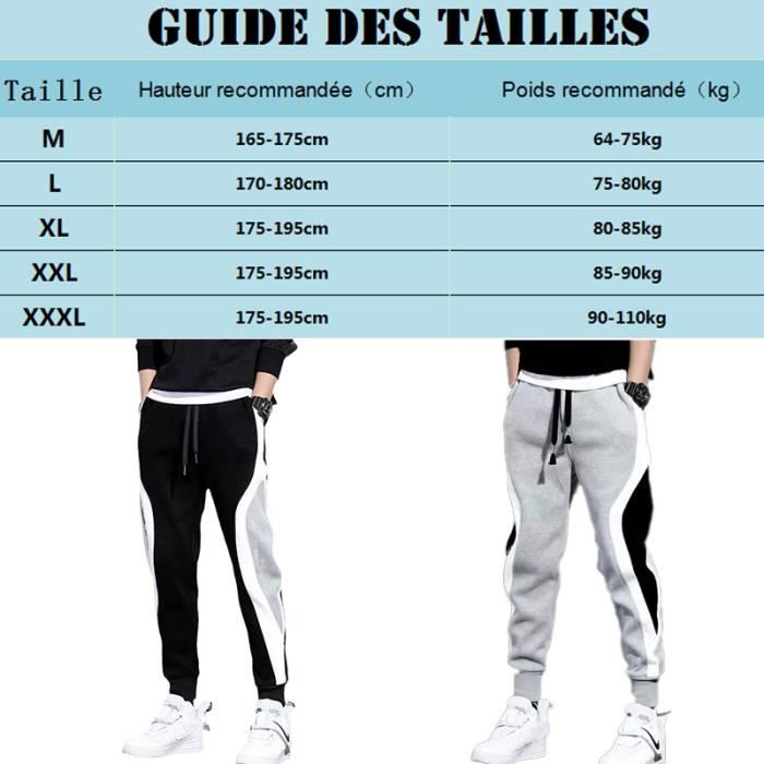 Pantalon de jogging taille élastiquée bleu marine femme grande taille