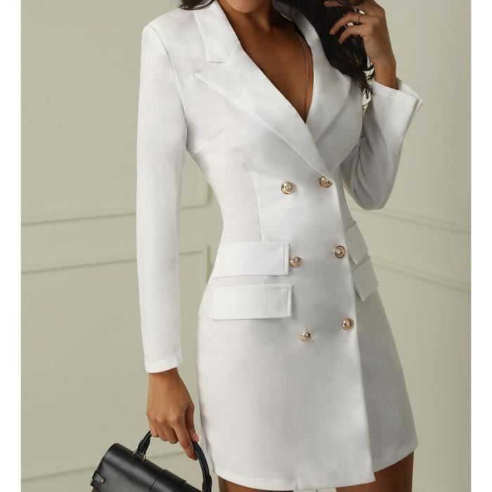 Robe blazer outlet blanche