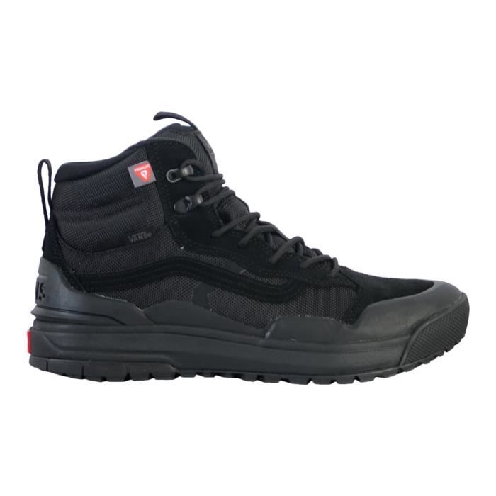 Basket Montante Cuir Vans Ultrarange Homme Noir Lacets Noir noir Cdiscount Chaussures