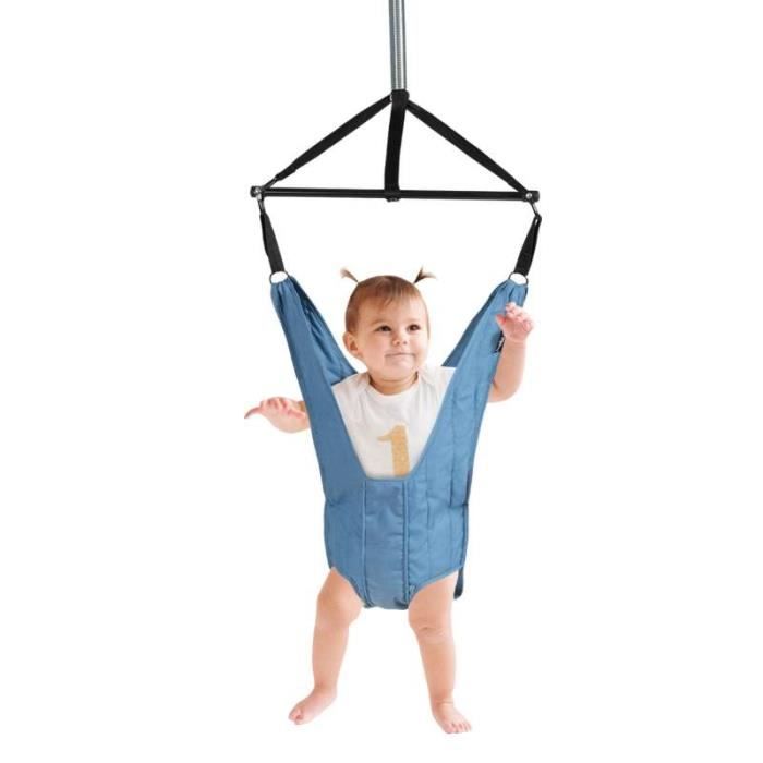 Giantex Siege Sauteur Suspendu pour Bebes de 6 a 12Mois Cavalier de Porte en bleu avec Chaine Reglable Charge Max. 12kg Cdiscount Puericulture Eveil bebe