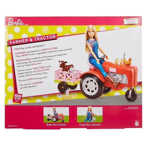 Barbie fermiere et tracteur shop
