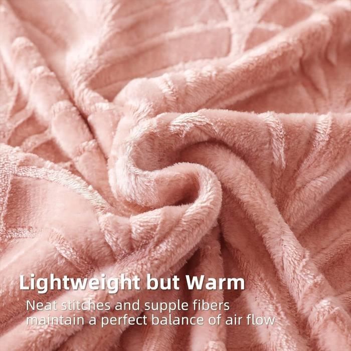 Couverture câline, 220x240 cm couverture polaire, couverture moelleuse,  chaude, super douce