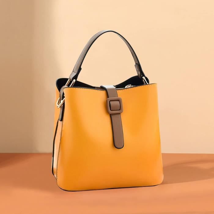Sac seau deals bandoulière femme