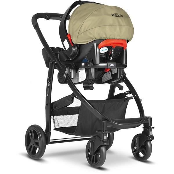 GRACO Poussette Combin e Duo Evo Travel System Sand Cdiscount