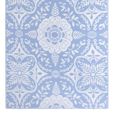 |FLASH|8186Haute qualité Tapis Intérieur Extérieur Design Moderne - Paillasson Tapis de salon Bleu azuré 190x290 cm PP-3