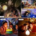 Veilleuse Bébé Projecteur, LED Enfant Lampe Musicale, 8 Chansons,6 Films de Projection, Lampe de projecteur Étoiles pour Chambre-3