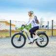 MX06 -Vélo électrique - Ebike 26" - Bafang 1000w - électrique fat bike - autonomie 50km - Samsung batterie Amovible 48V17.5AH -Blanc-3