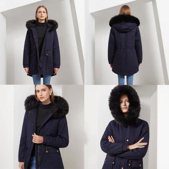 Parka femme chaude deals