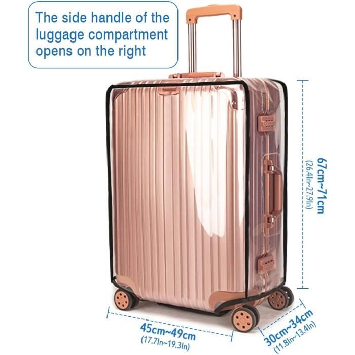 Housse Valise Taille L élastique - Protection Bagage 26-28
